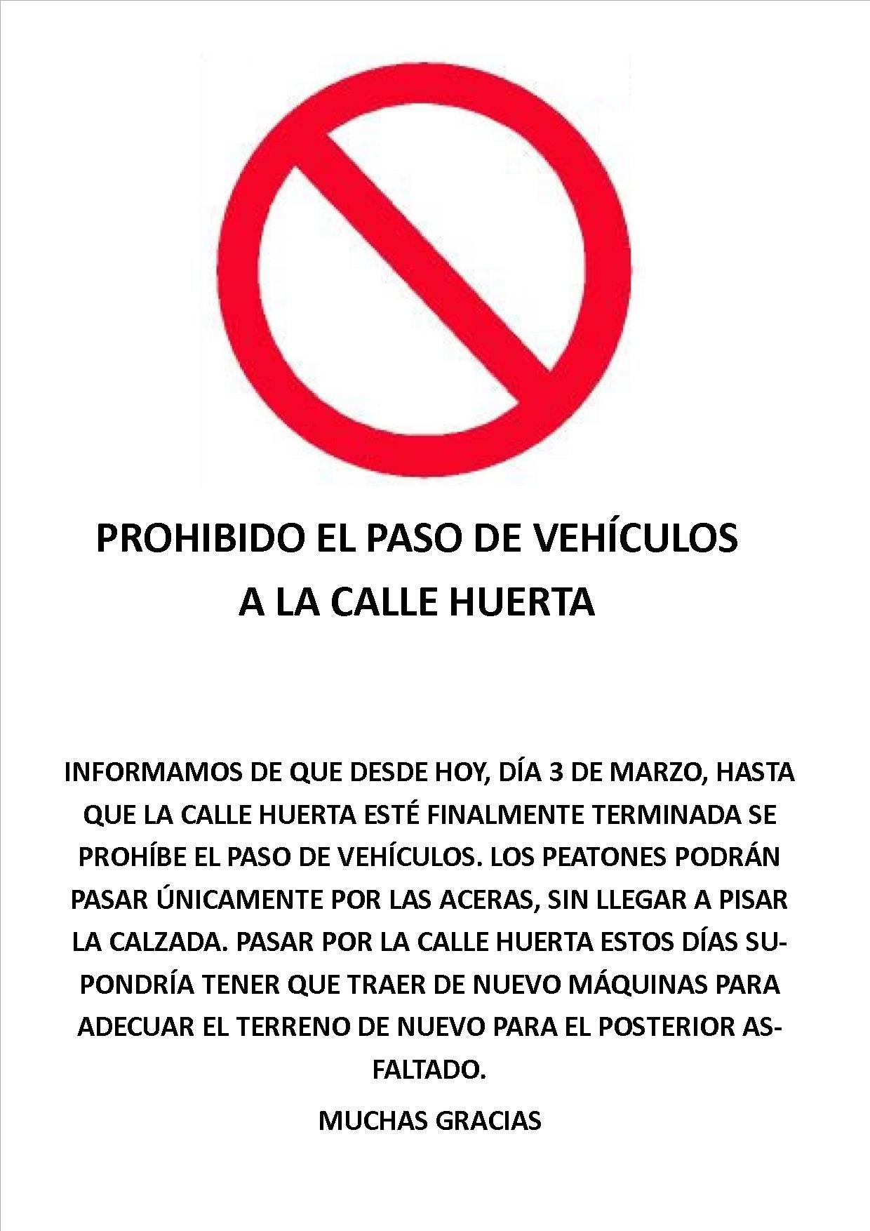 PROHIBIDO EL PASO Template