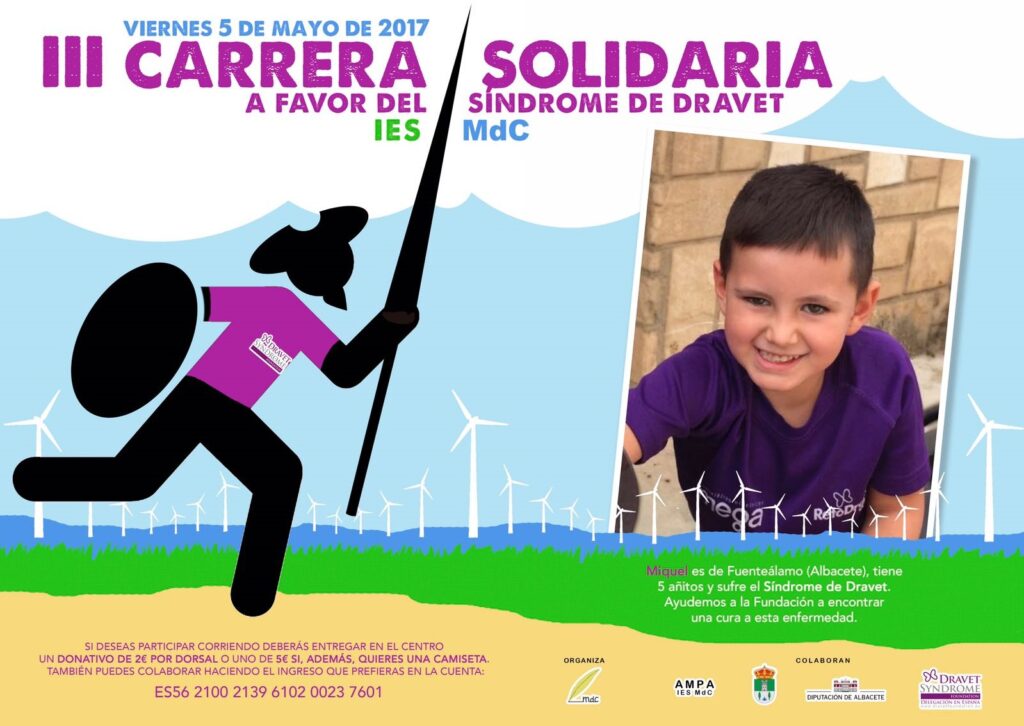 cartel III CARRERA SOLIDARIA IES MIGUEL DE CERVANTES 