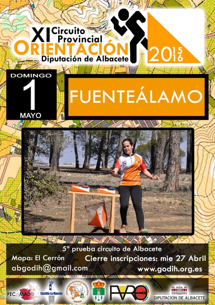 cartel XI CIRCUITO PROVINCIAL DE ORIENTACIÓN 